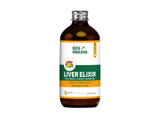 Liver Elixir Enriched With Milk Thistle, Chicory, Dandelion for Healthy & Strong Liver Syrup 200Ml