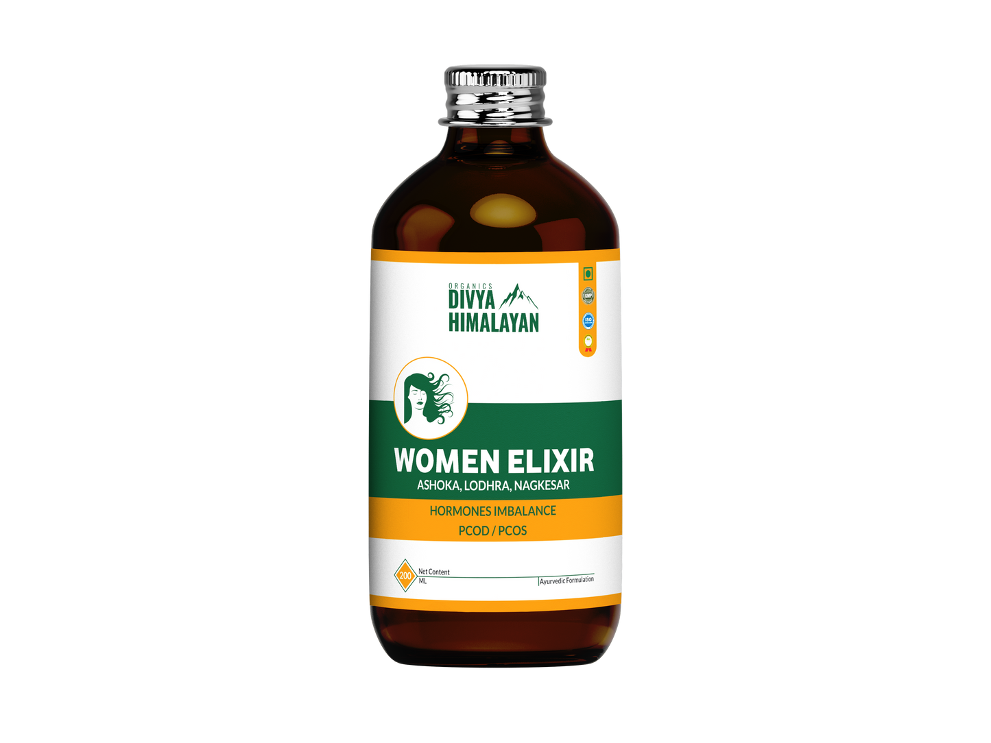 Women Elixir Enriched With Ashoka, Lodhra, Nagkeshar- Hormonal Imbalance PCOD/ PCOS | Control Abdominal Pain 200 Ml